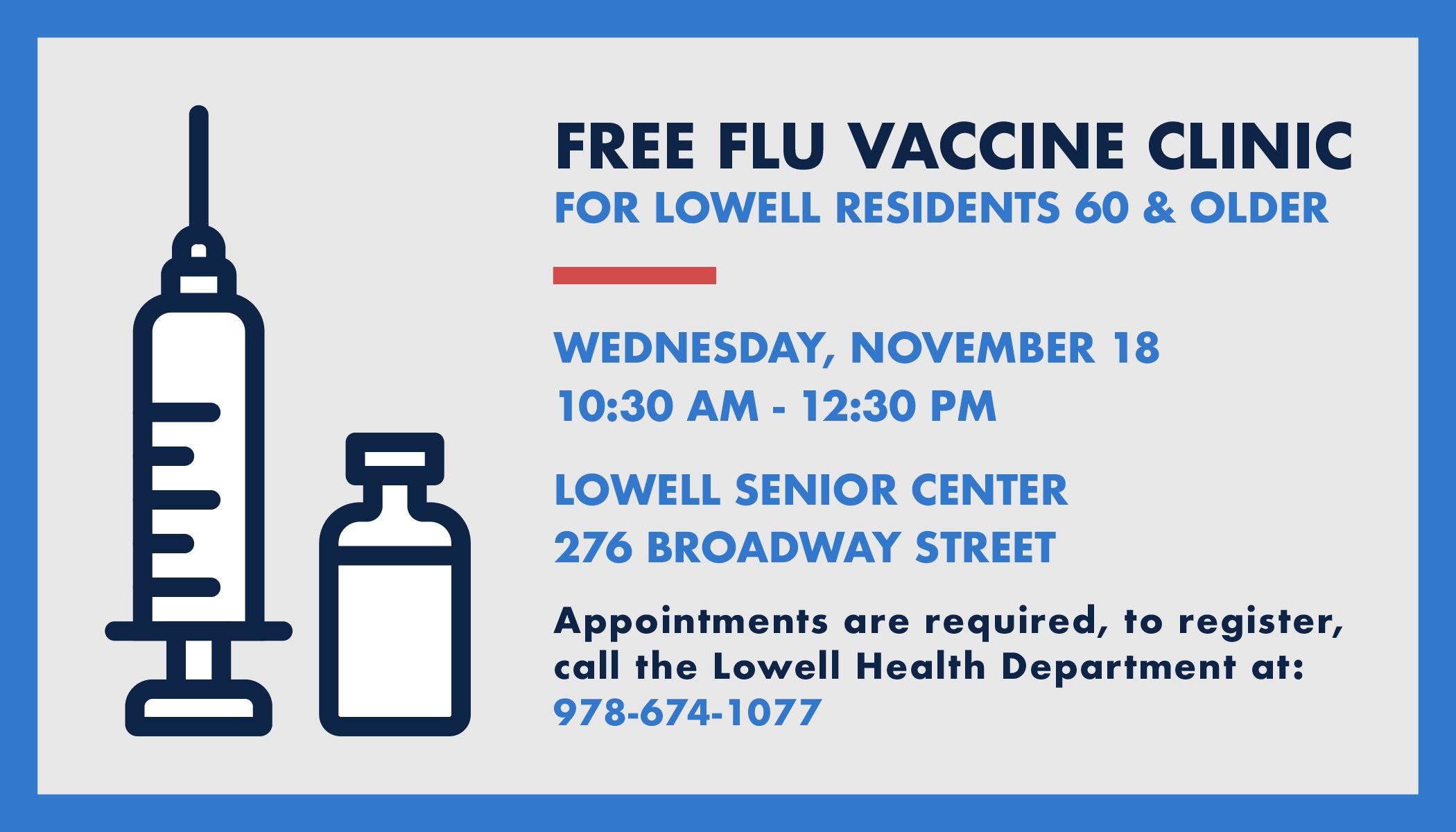 Flu Clinic Graphic