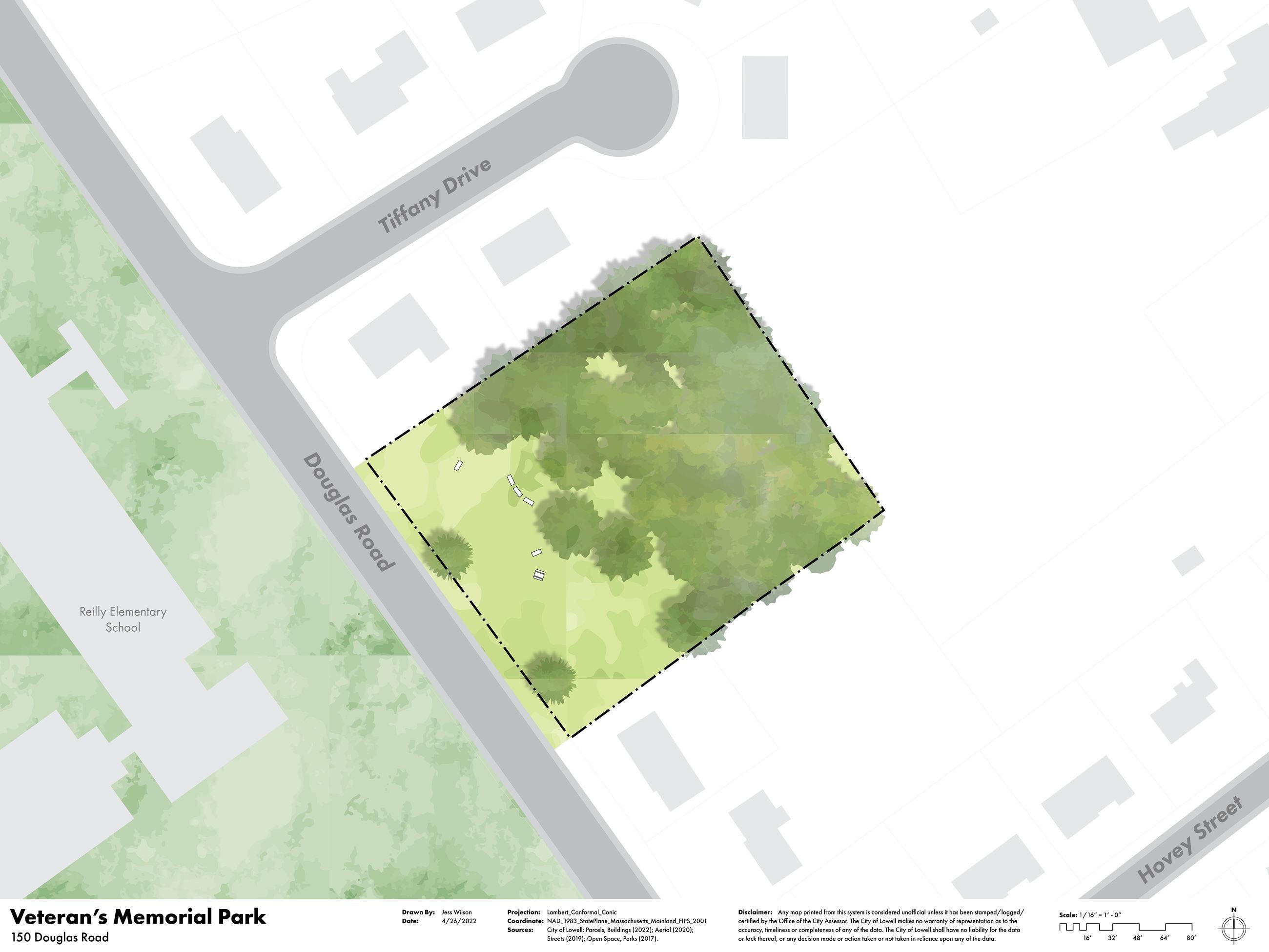 Veterans Memorial Park Map