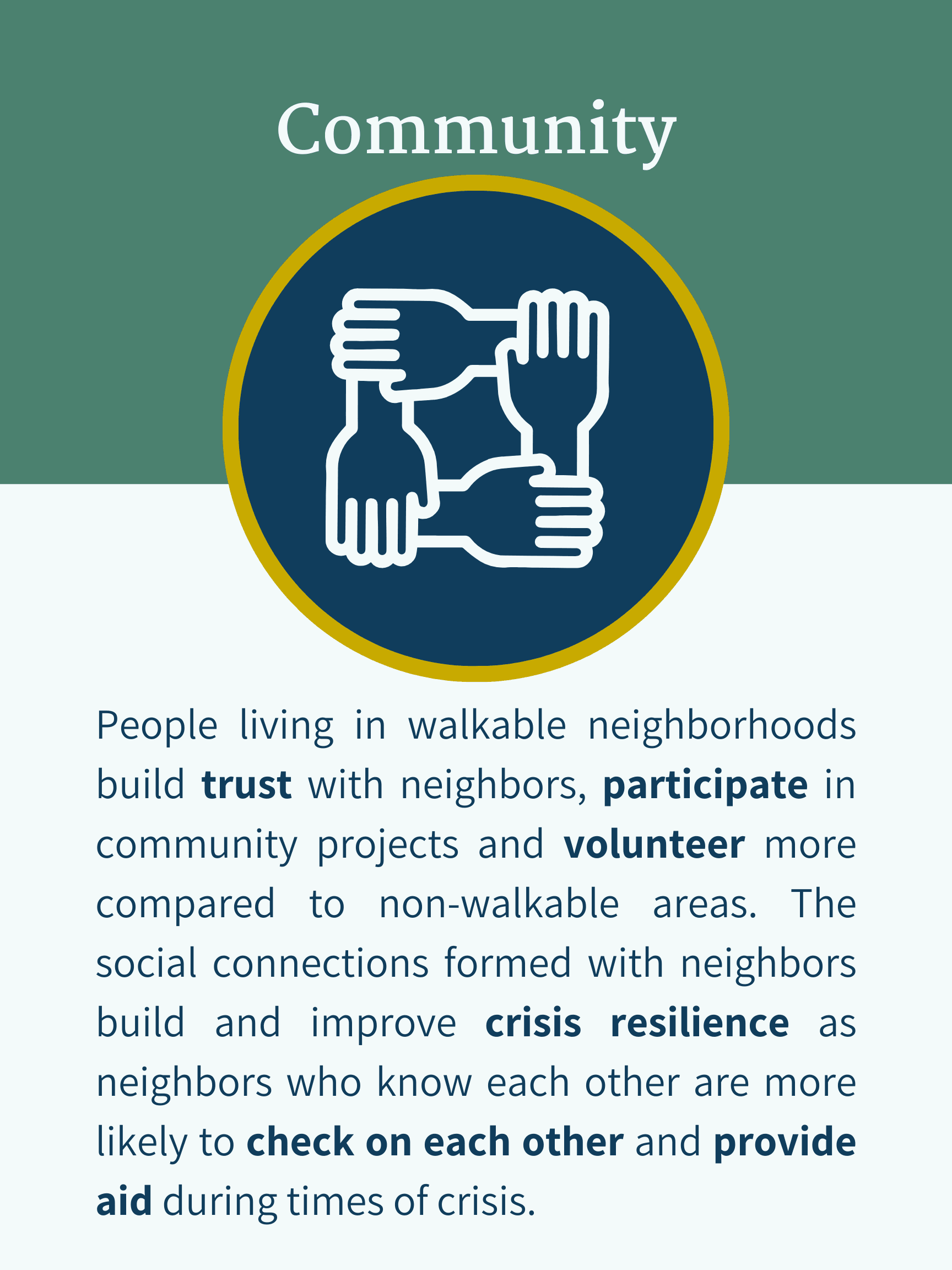 walking community benefits