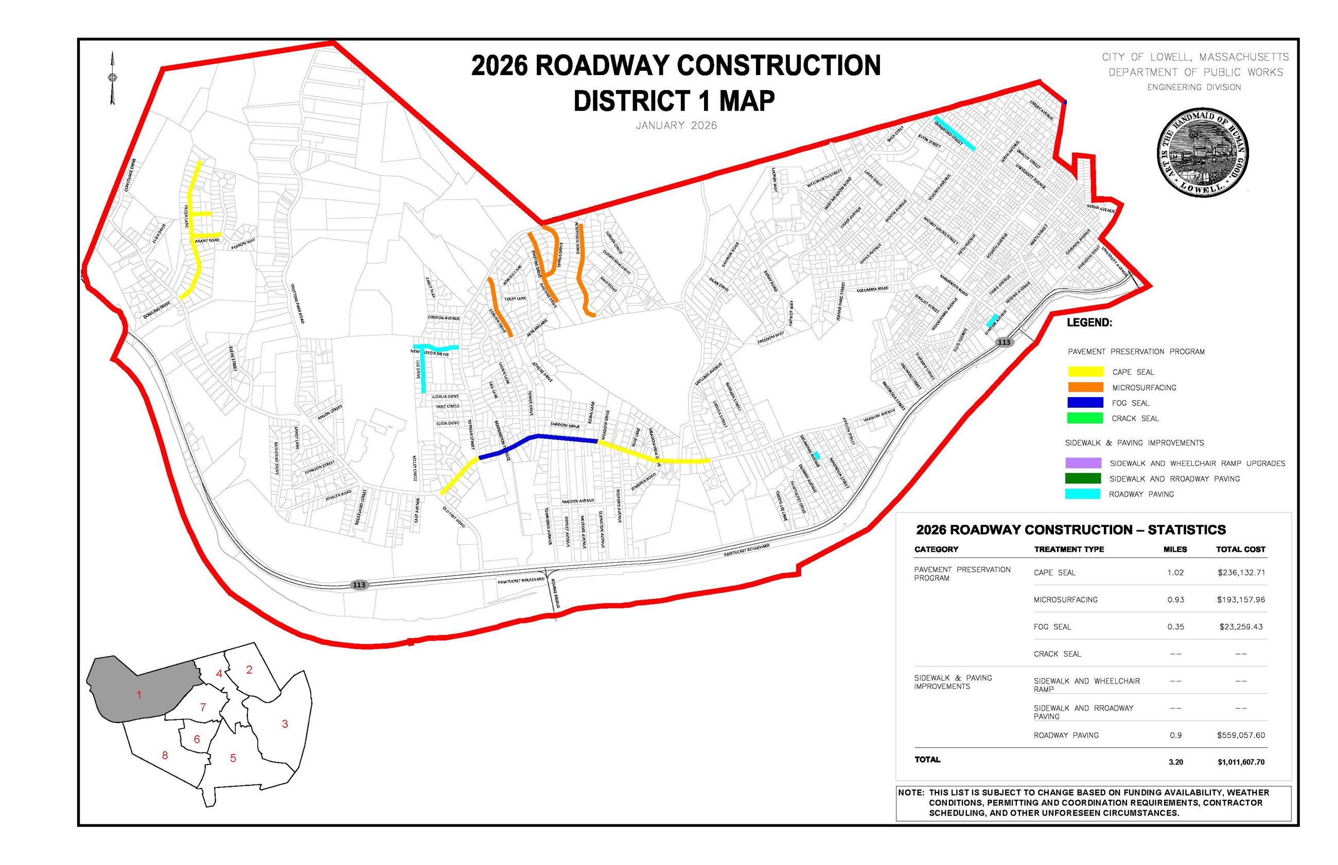 2026 Roadway Construction Map_District _1