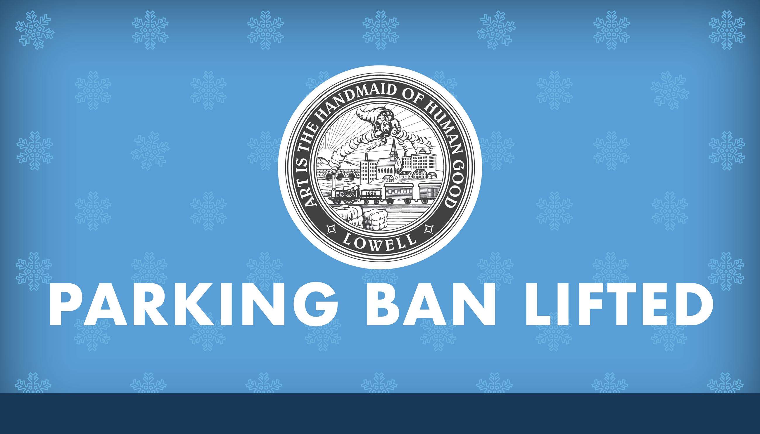 Parking Ban Lifted Graphic